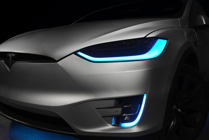 Tesla Model X Headlight & Fog Light DRL Upgrade Kit - ORACLE Lighting - Dynamic ColorSHIFT - Dynamic ColorSHIFT - `16-`21